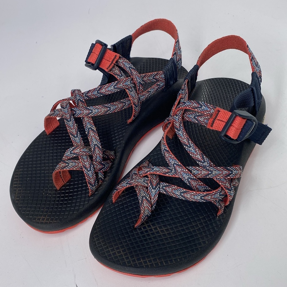 Chaco ZX/1 Classic Strappy Adjustable Toe Loop‎ Multicolor Outdoor Sandals Sz 8